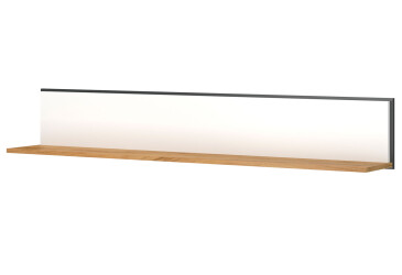 Фото Полка навесная ВМВ Холдинг Палмор 150 см Дуб крафт золотой/Белый