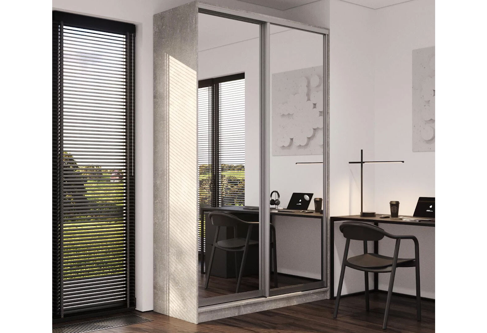 Фото 16 - Шкаф-купе Garant 2-дверный 150x220x45 см