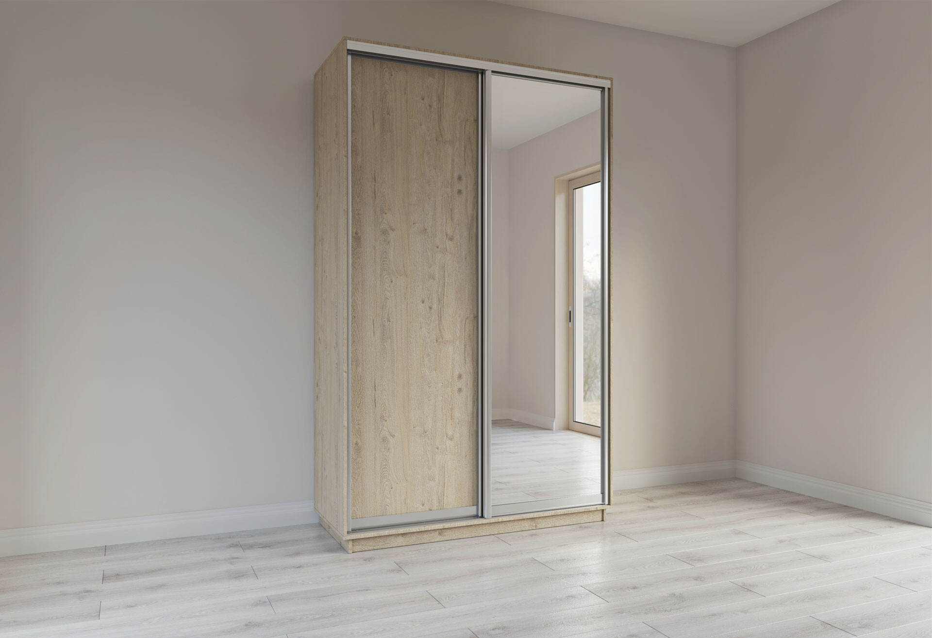 Фото 25 - Шкаф-купе Garant 2-дверный 150x240x45 см