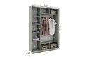 Изображение 3 - Шкаф-купе Garant 2-дверный 150x220x45 см