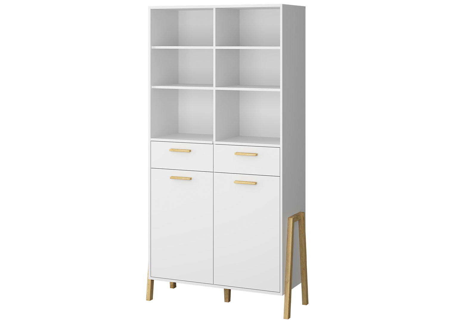 Фото 1 - Шафа-стелаж комбінований VMV holding Бель з 2 шухлядами 103 см