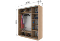 Фото 6 - Шафа-купе Garant 2-дверна 180x220x60 см
