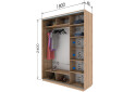 Фото 6 - Шкаф-купе Garant 2-дверный 180x240x60 см