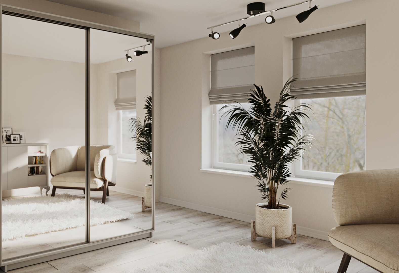 Фото 7 - Шкаф-купе Garant 2-дверный 180x240x45 см