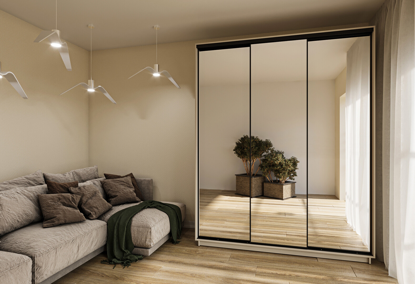 Фото 4 - Шкаф-купе 3Д 2000 Garant