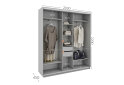 Изображение 9 - Шкаф-купе Garant 3-дверный 200x220x45 см