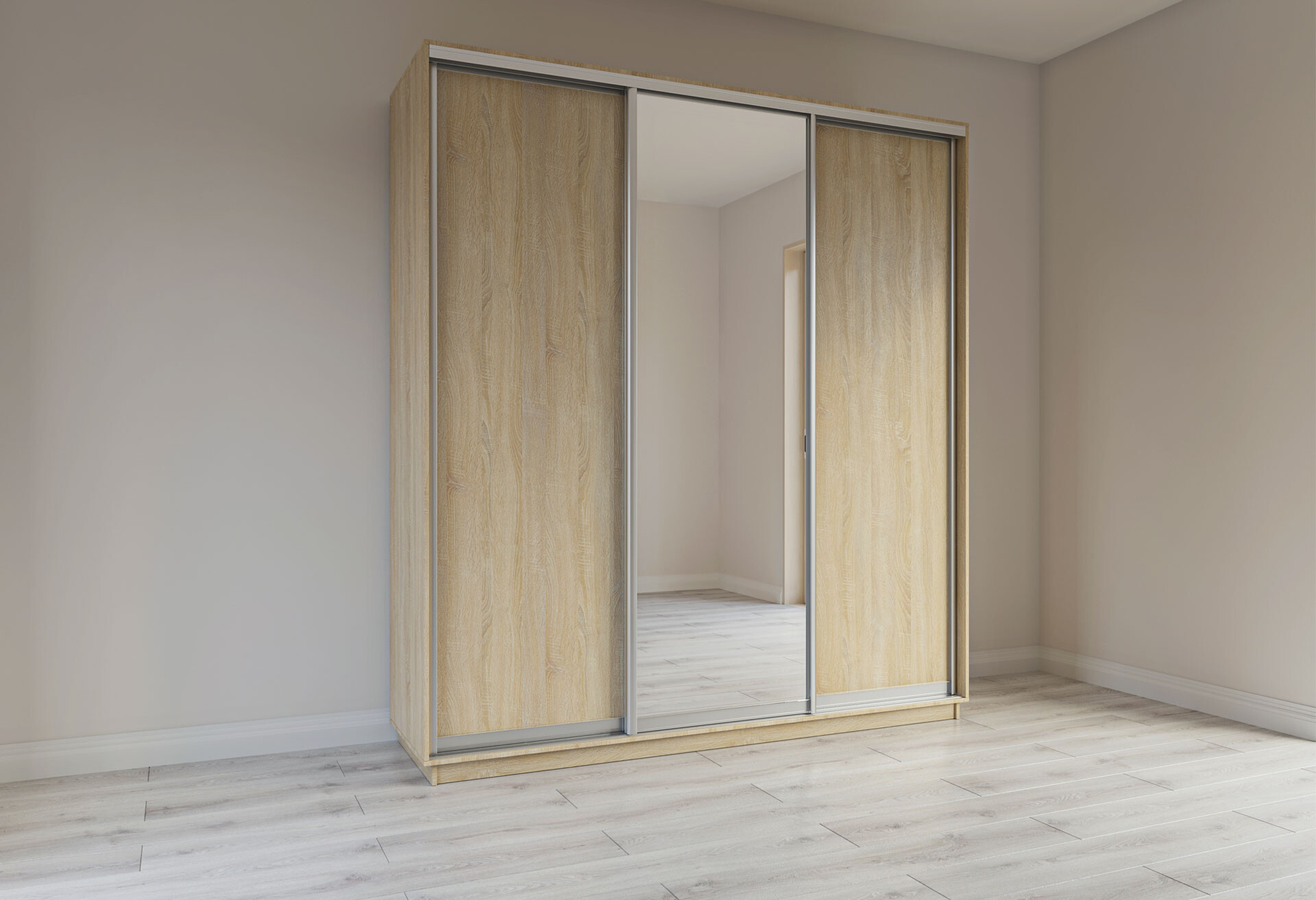 Фото 13 - Шкаф-купе Garant 3-дверный 220x220x60 см