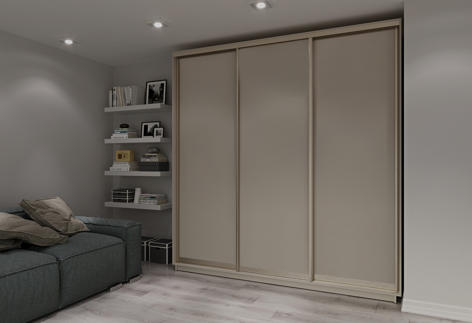 Фото 2 - Шкаф-купе Garant 3-дверный 220x240x60 см