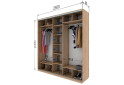 Фото 10 - Шкаф-купе Garant 3-дверный 250x240x60 см