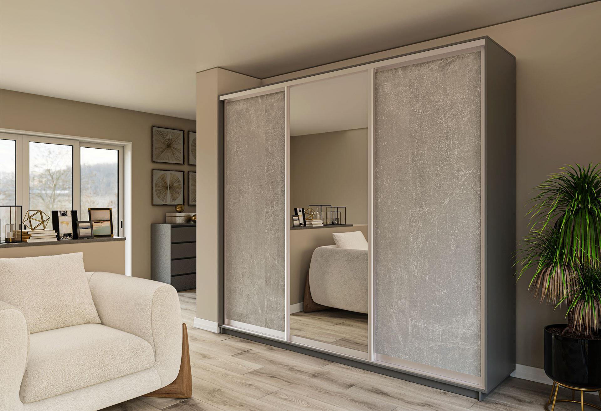 Фото 11 - Шкаф-купе 3Д 2600 Garant