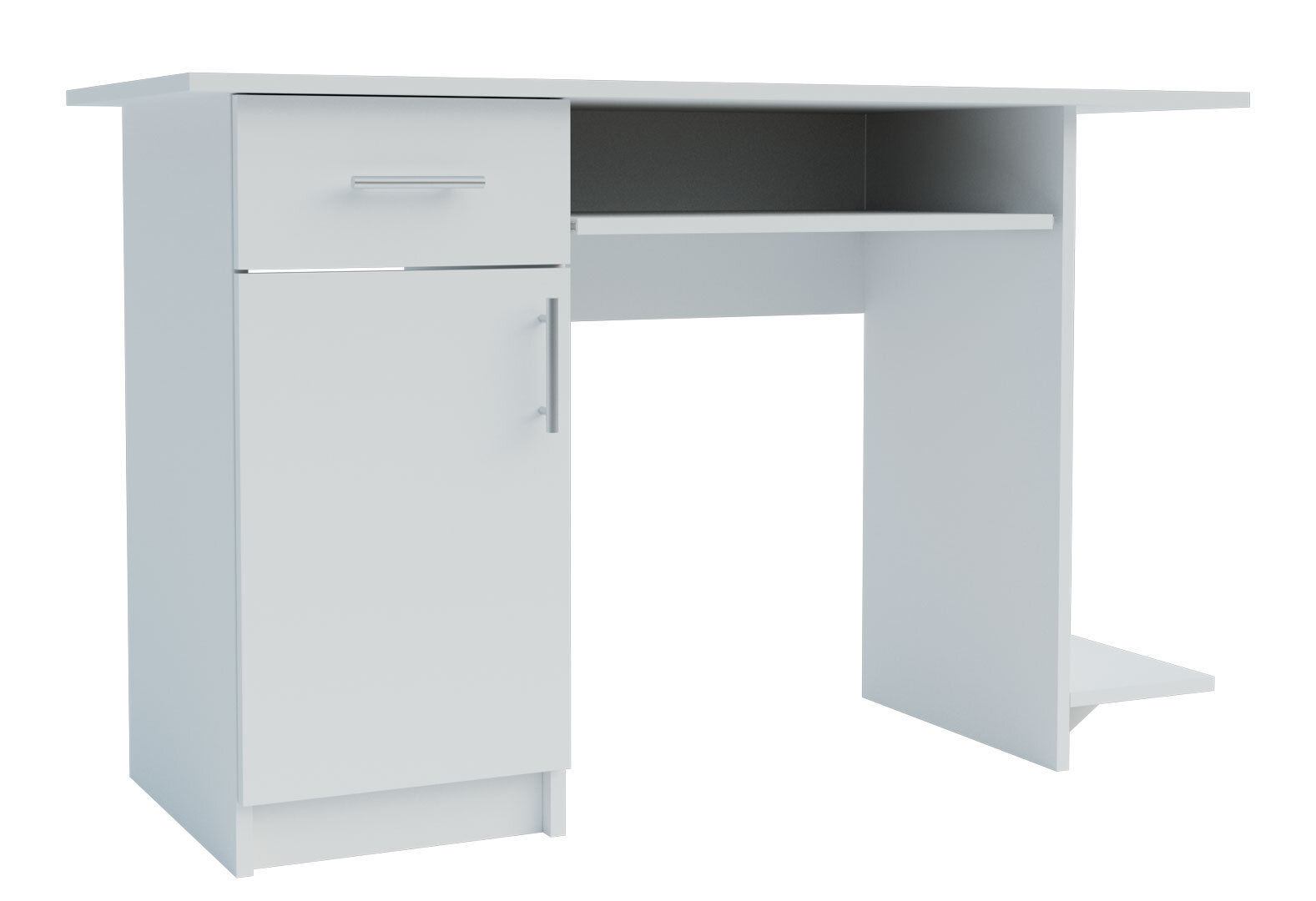 Фото 1 - Стол компьютерный Garant 120x51 см с тумбой, ящиком и полками