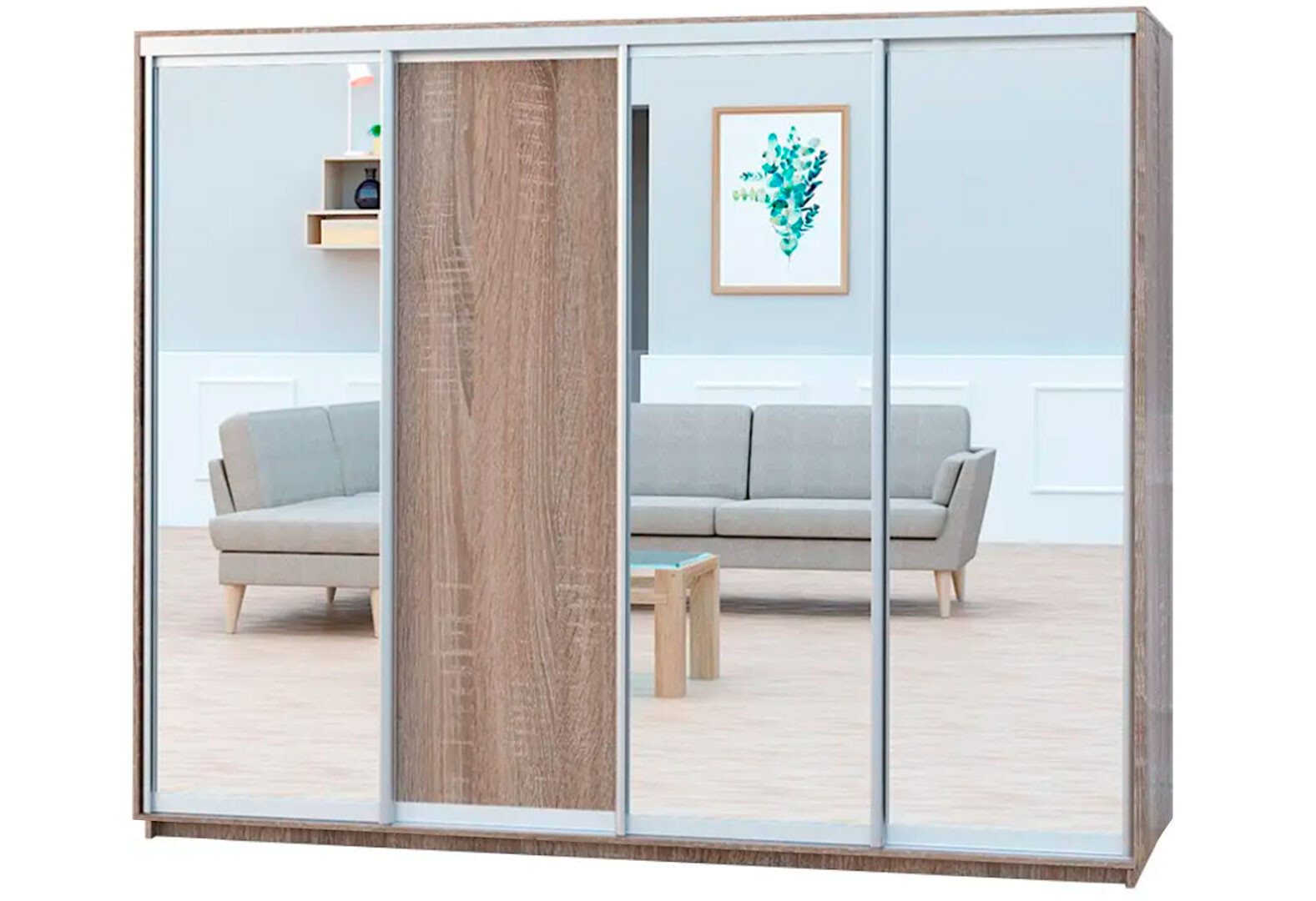 Фото 9 - Шафа-купе Garant 4-дверный 300x240x60 см