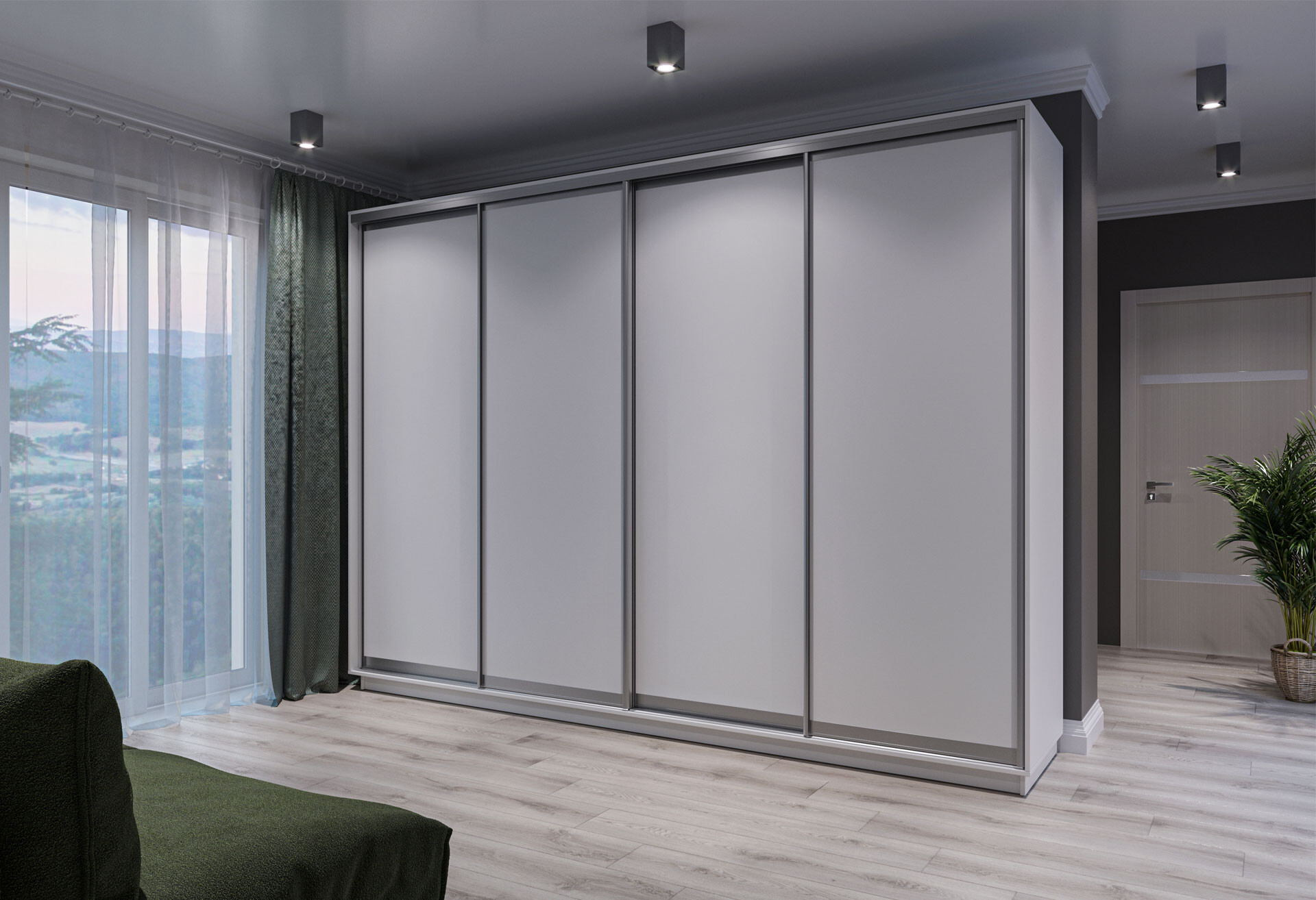 Фото 15 - Шафа-купе Garant 4-дверный 300x240x60 см