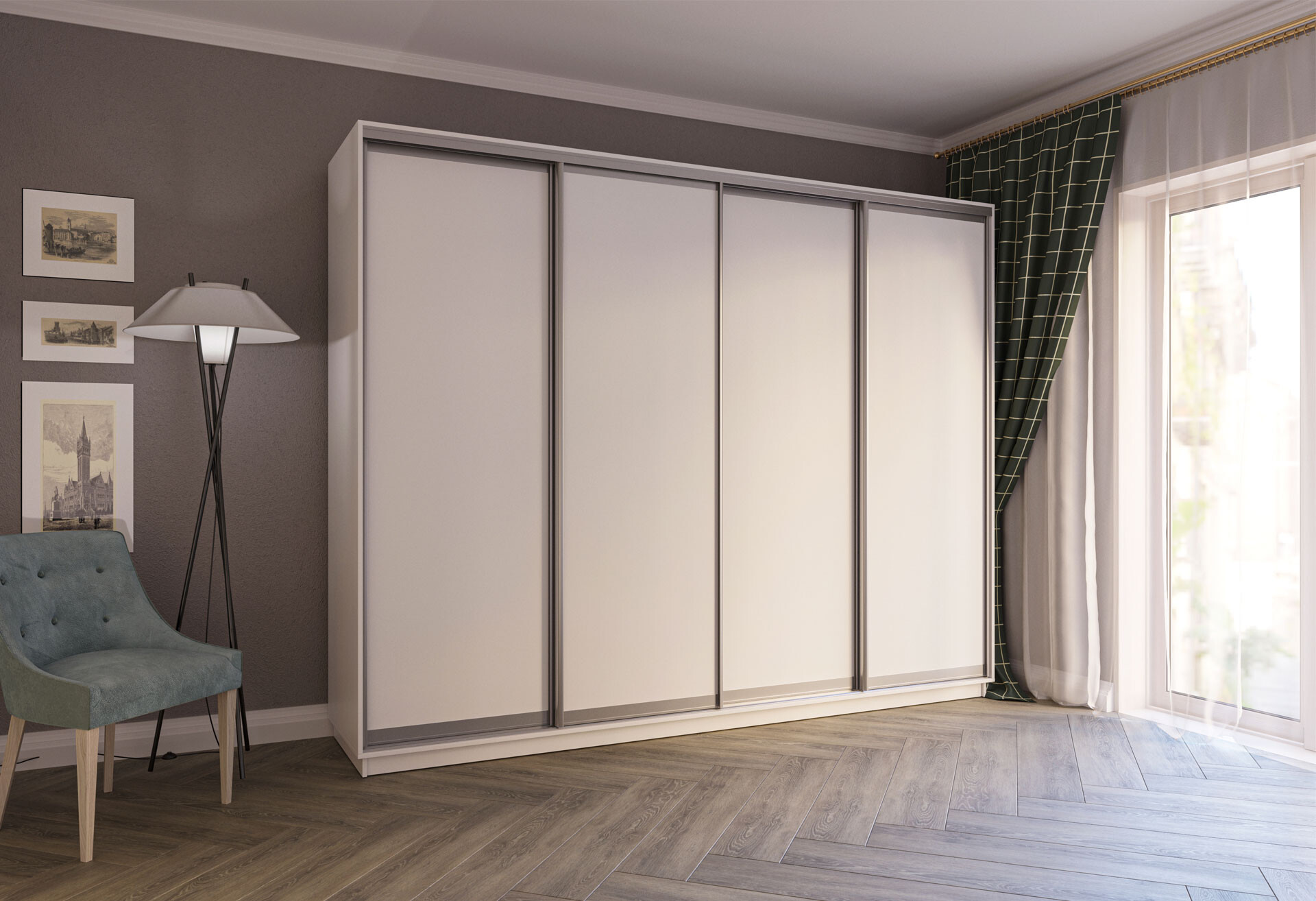 Фото 4 - Шкаф-купе Garant 4-дверный 290x220x60 см