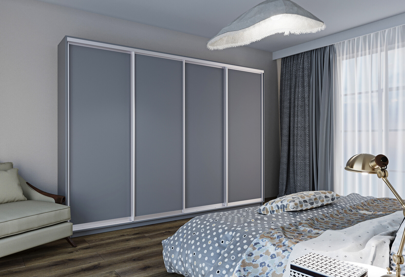 Фото 2 - Шафа-купе Garant 4-дверна 310x220x45 см