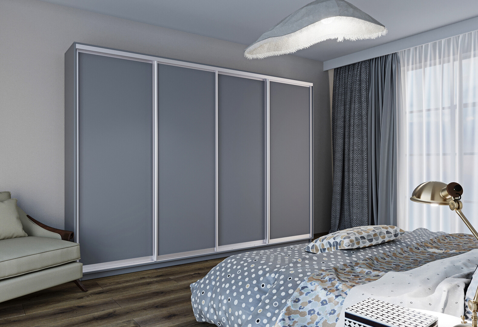 Фото 2 - Шкаф-купе Garant 4-дверный 320x240x45 см