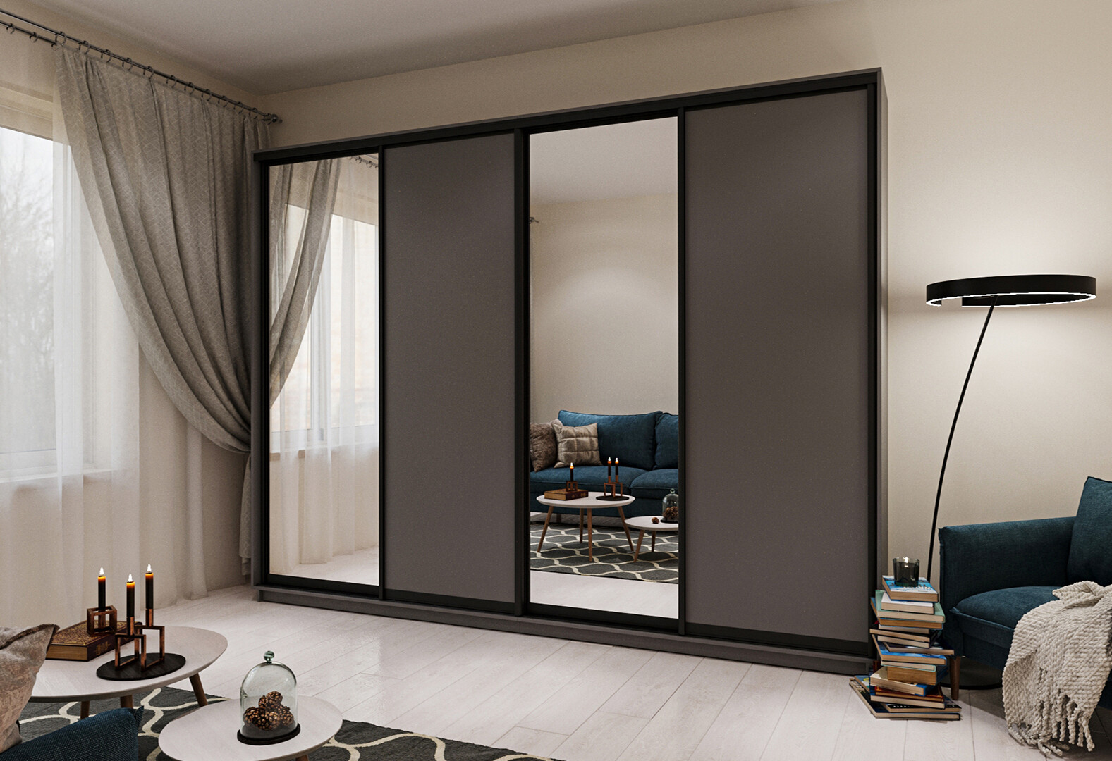 Фото 11 - Шкаф-купе Garant 4-дверный 320x240x45 см