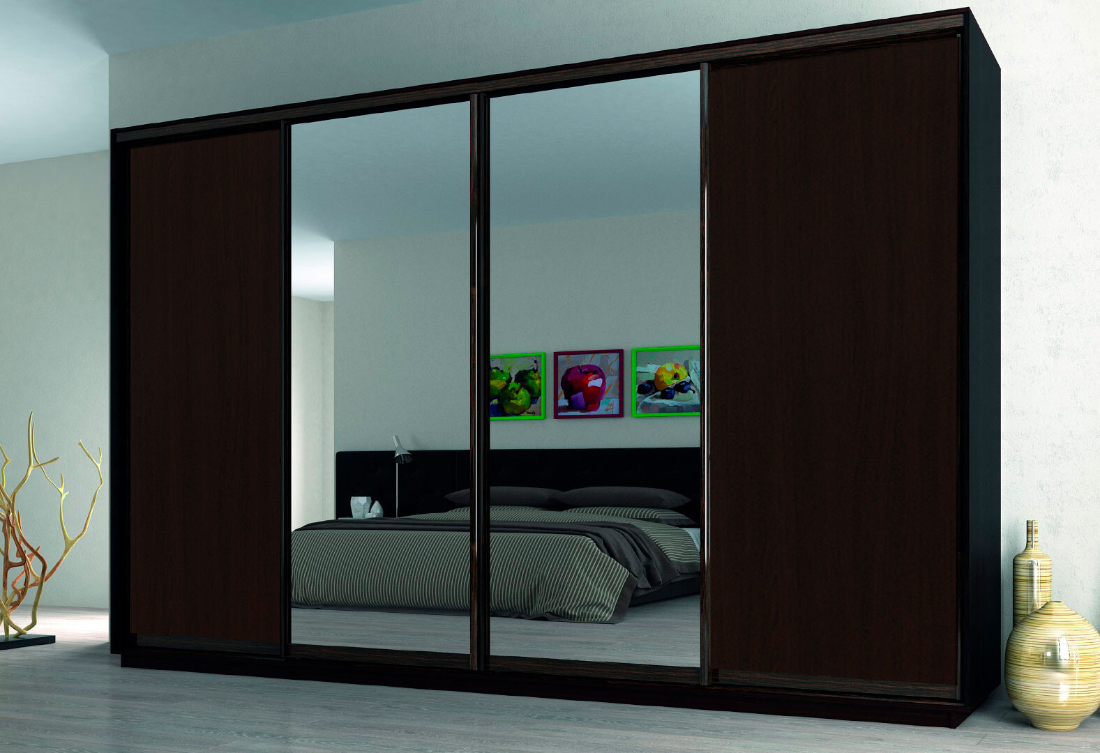 Фото 9 - Шкаф-купе Garant 4-дверный 330x240x45 см