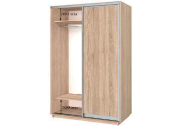 Фото 1300х600х2200 Шкаф-купе Приставной Garant