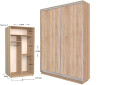 Фото 1 - Шкаф-купе Garant Практик №2 2-дверный 100 см