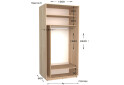 Фото 2 - Шкаф-купе Garant Практик №8 2-дверный 100 см