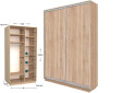 Фото 1 - Шкаф-купе Garant Практик №9 2-дверный 110 см