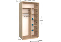 Фото 2 - Шкаф-купе Garant Практик №11 2-дверный 110 см