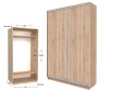 Фото 1 - Шкаф-купе Garant Практик №13 2-дверный 110 см