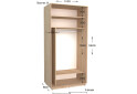 Фото 2 - Шкаф-купе Garant Практик №16 2-дверный 110 см