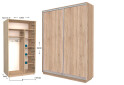 Фото 1 - Шкаф-купе Garant Практик №19 2-дверный 120 см