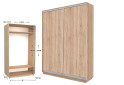 Фото 1 - Шкаф-купе Garant Практик №21 2-дверный 120 см