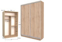 Фото 1 - Шкаф-купе Garant Практик №26 2-дверный 130 см