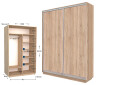 Фото 1 - Шкаф-купе Garant Практик №27 2-дверный 130 см