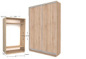 Фото 1 - Шкаф-купе Garant Практик №29 2-дверный 130 см