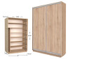 Фото 1 - Шкаф-купе Garant Практик №31 2-дверный 130 см