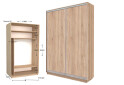 Фото 1 - Шкаф-купе Garant Практик №32 2-дверный 130 см