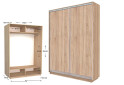 Фото 1 - Шкаф-купе Garant Практик №37 2-дверный 140 см