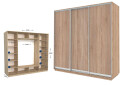 Фото 1 - Шкаф-купе Garant Практик №139/3 3-дверный 270 см