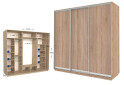 Фото 1 - Шкаф-купе Garant Практик №143 3-дверный 270 см