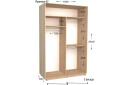 Фото 2 - Шкаф-купе Garant Практик №42 2-дверный 150 см