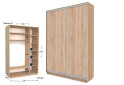 Фото 1 - Шкаф-купе Garant Практик №49 2-дверный 160 см