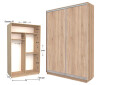 Фото 1 - Шкаф-купе Garant Практик №50 2-дверный 160 см