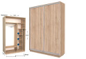 Фото 1 - Шкаф-купе Garant Практик №52 2-дверный 160 см