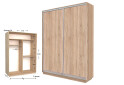 Фото 1 - Шкаф-купе Garant Практик №58 2-дверный 170 см