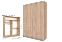 Фото 1 - Шкаф-купе Garant Практик №66 2-дверный 180 см