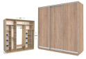 Фото 1 - Шкаф-купе Garant Практик 127 3-дверный 250 см