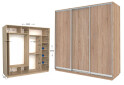 Фото 1 - Шкаф-купе Garant Практик 128/3 3-дверный 250 см