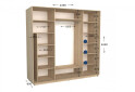 Фото 2 - Шкаф-купе Garant Практик 119/3 3-дверный 240 см