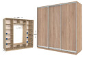 Фото 1 - Шкаф-купе Garant Практик 120/3 3-дверный 240 см
