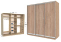 Фото 1 - Шкаф-купе Garant Практик 105 3-дверный 230 см